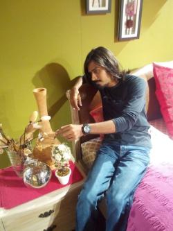 Muzammil sheikh model in Karachi