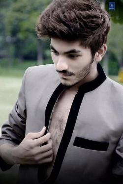 Aneeb Shahzad model in Lahore